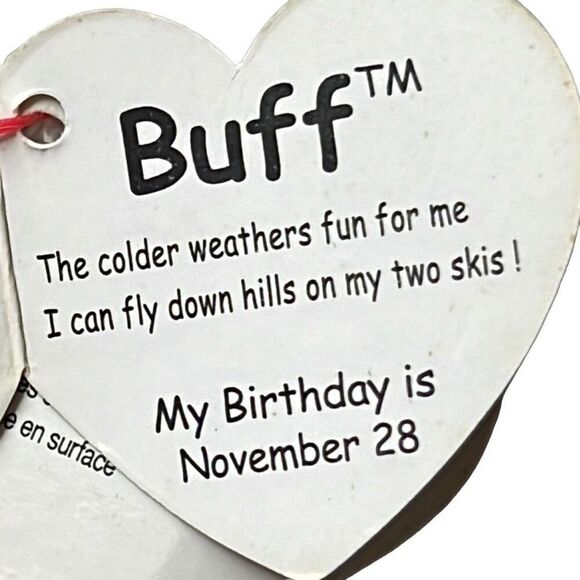 Ty Beanie Babies Original Gray & White Husky Dog Plush Blue Sparkle Eyes NWT - Picture 7 of 13